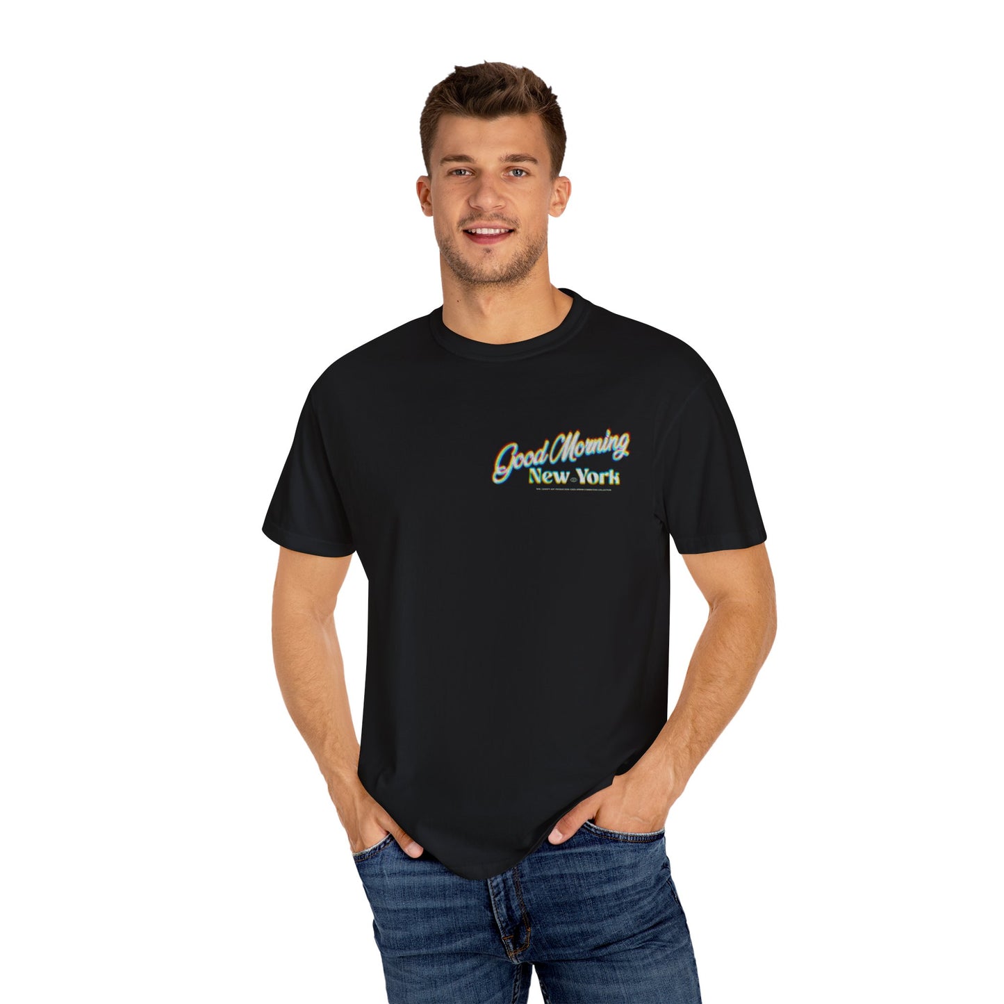Good Morning New York VHS Vintage Graphic Tee, 2 Sided Unisex Casual Shirt, NYC Gift, Travel Souvenir, Streetwear Fashion