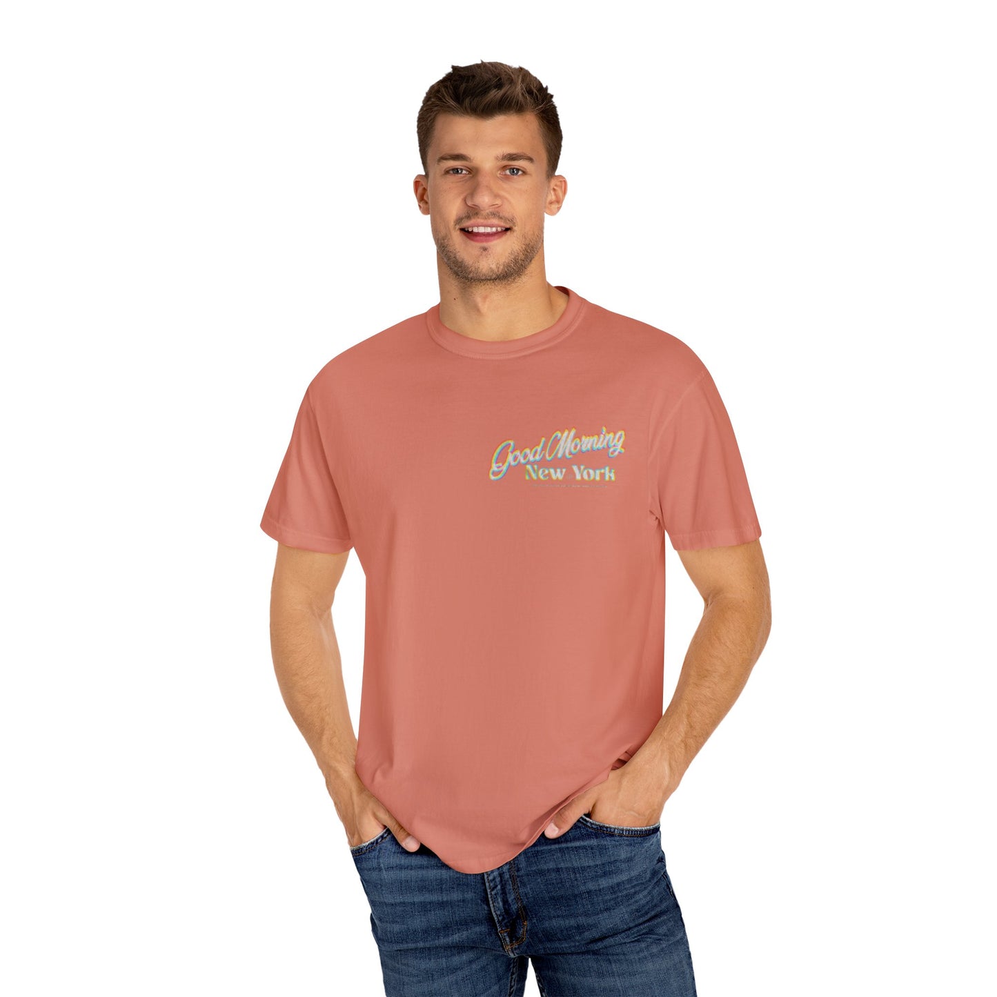 Good Morning New York VHS Vintage Graphic Tee, 2 Sided Unisex Casual Shirt, NYC Gift, Travel Souvenir, Streetwear Fashion