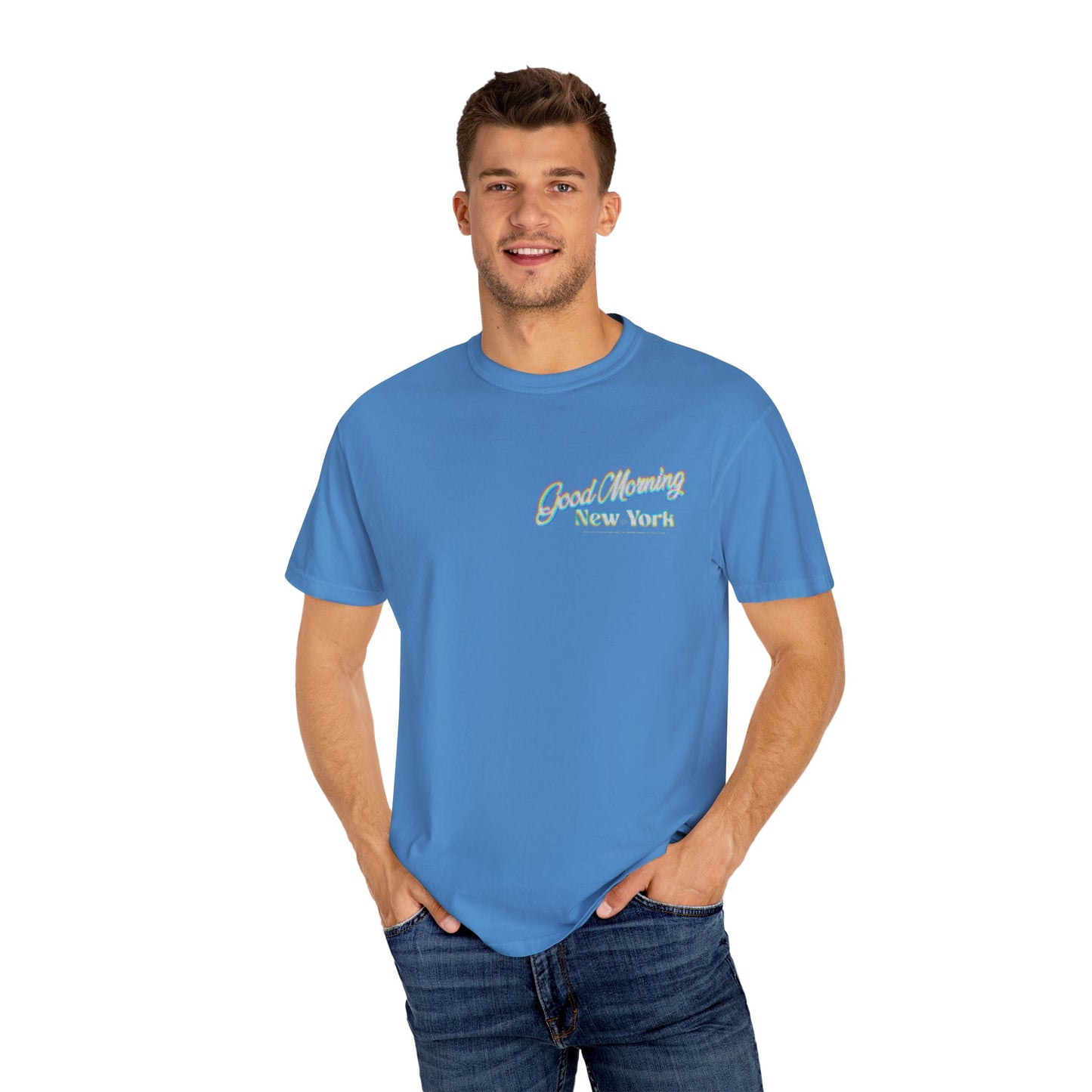 Good Morning New York VHS Vintage Graphic Tee, 2 Sided Unisex Casual Shirt, NYC Gift, Travel Souvenir, Streetwear Fashion