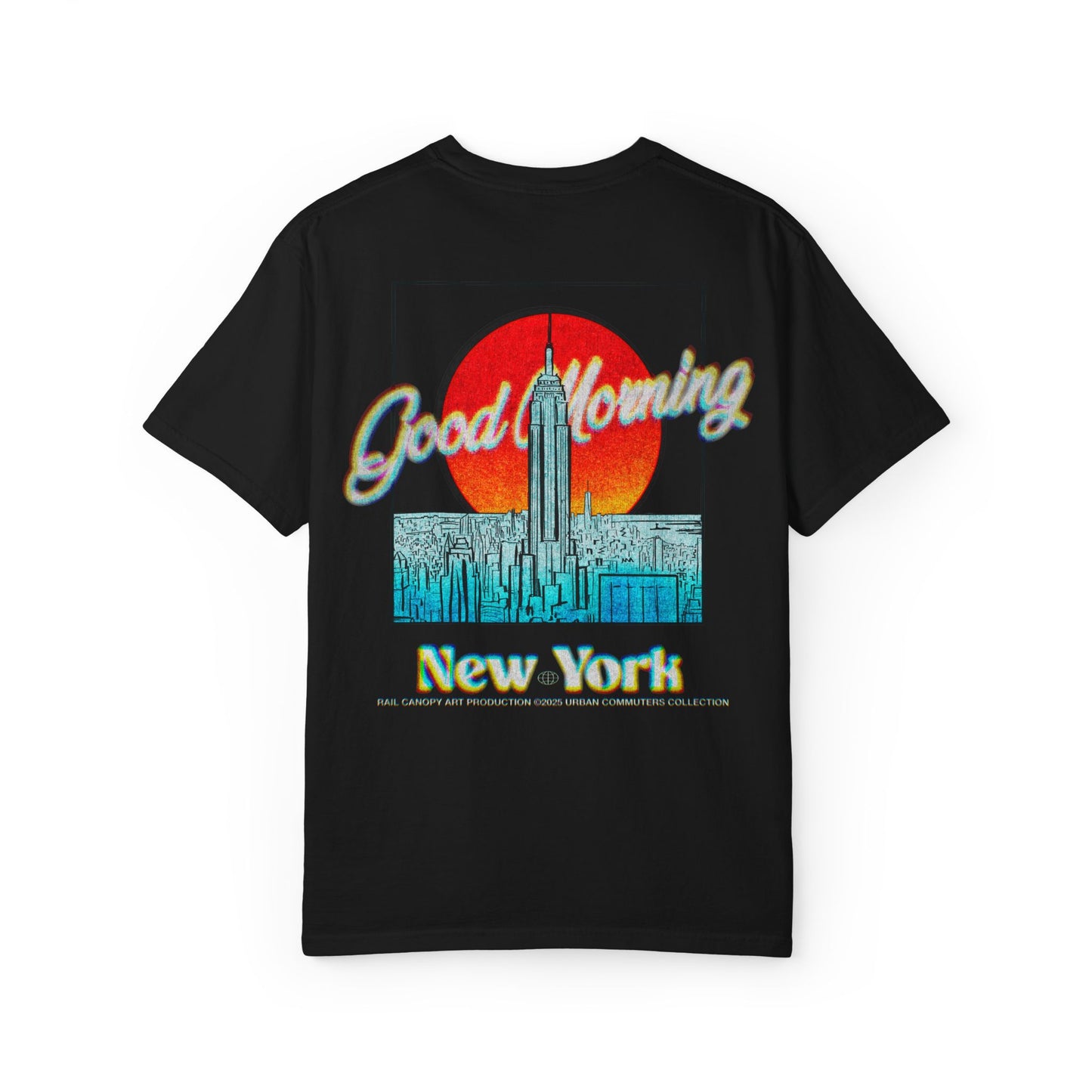 Good Morning New York VHS Vintage Graphic Tee, 2 Sided Unisex Casual Shirt, NYC Gift, Travel Souvenir, Streetwear Fashion
