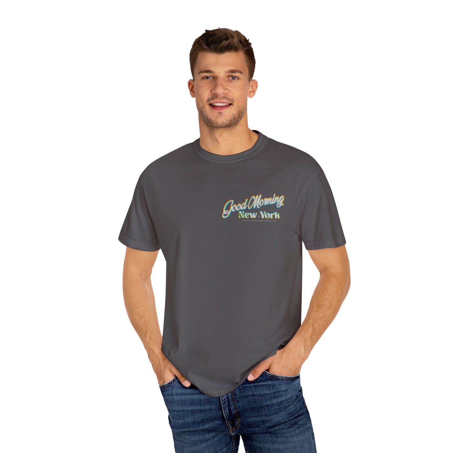 Good Morning New York VHS Vintage Graphic Tee, 2 Sided Unisex Casual Shirt, NYC Gift, Travel Souvenir, Streetwear Fashion