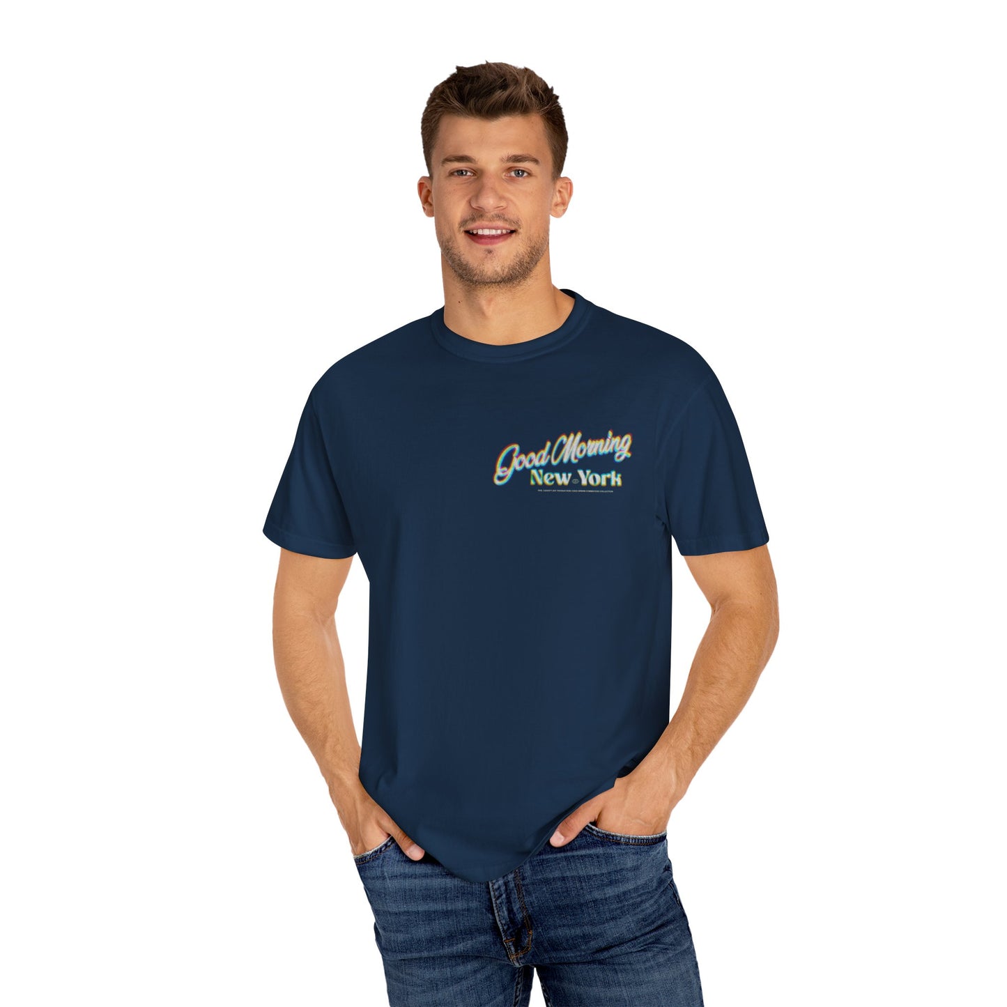 Good Morning New York VHS Vintage Graphic Tee, 2 Sided Unisex Casual Shirt, NYC Gift, Travel Souvenir, Streetwear Fashion