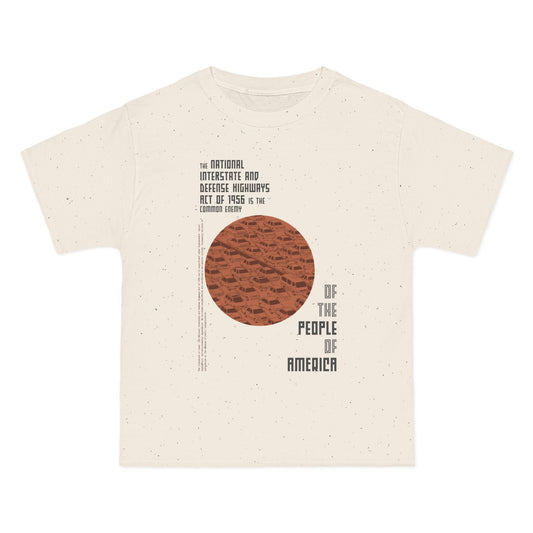 Anti-Highway Expansion Tee, Sustainable Urban Planning Short-Sleeve T-Shirt, Vintage Propaganda Poster Style Shirt