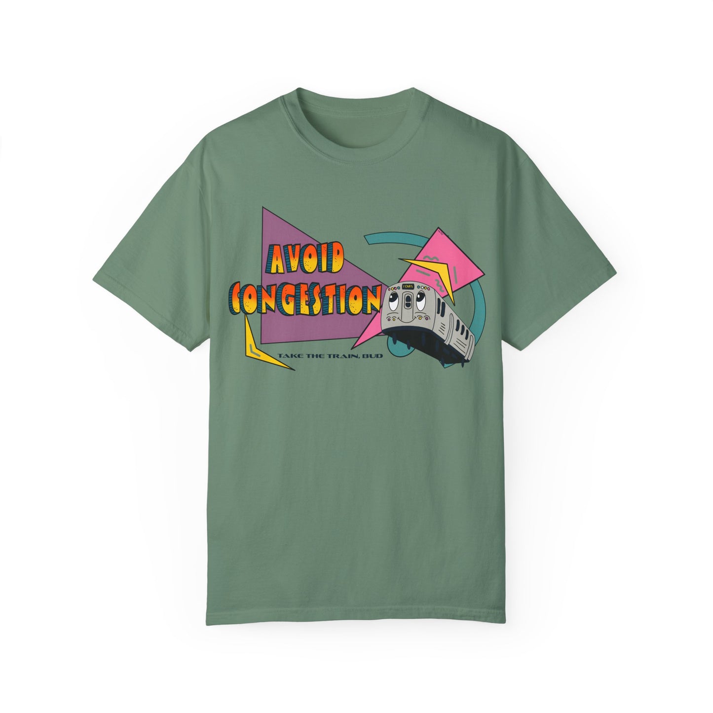 1990s Vintage-Inspired Transit Shirt - Skip Congestion, Ride in Style!