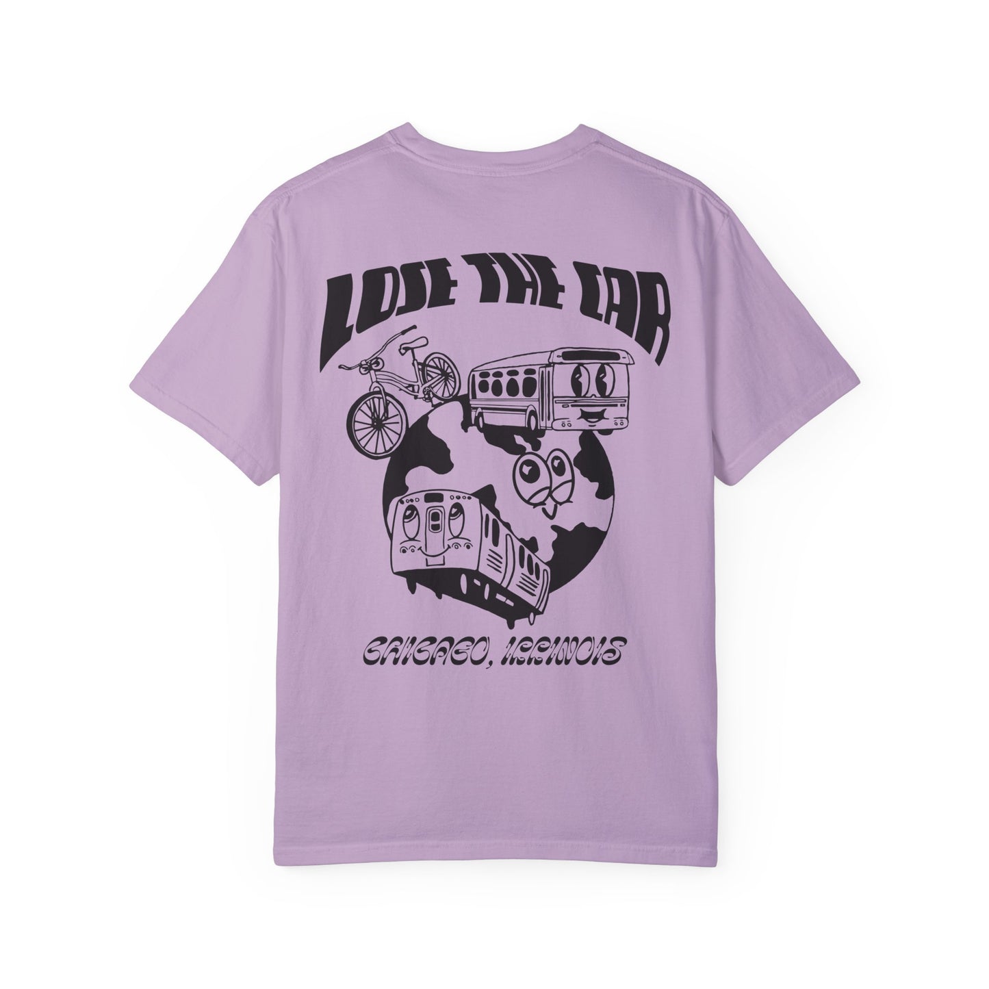 Lose the Car - Urban Communters, *Personalization to any city*, Comfort Colors Tee, Street Style Shirt, Cycling Shirt, Transit Gift