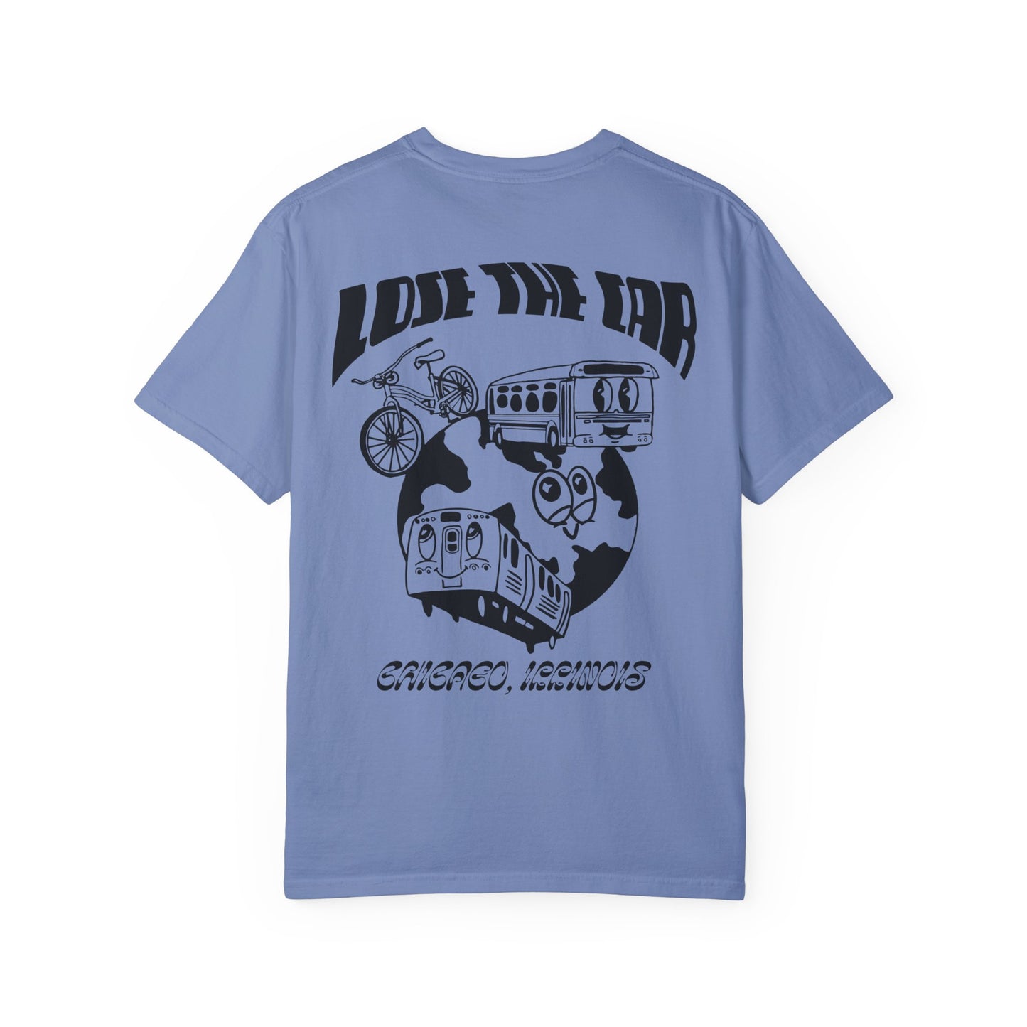 Lose the Car - Urban Communters, *Personalization to any city*, Comfort Colors Tee, Street Style Shirt, Cycling Shirt, Transit Gift