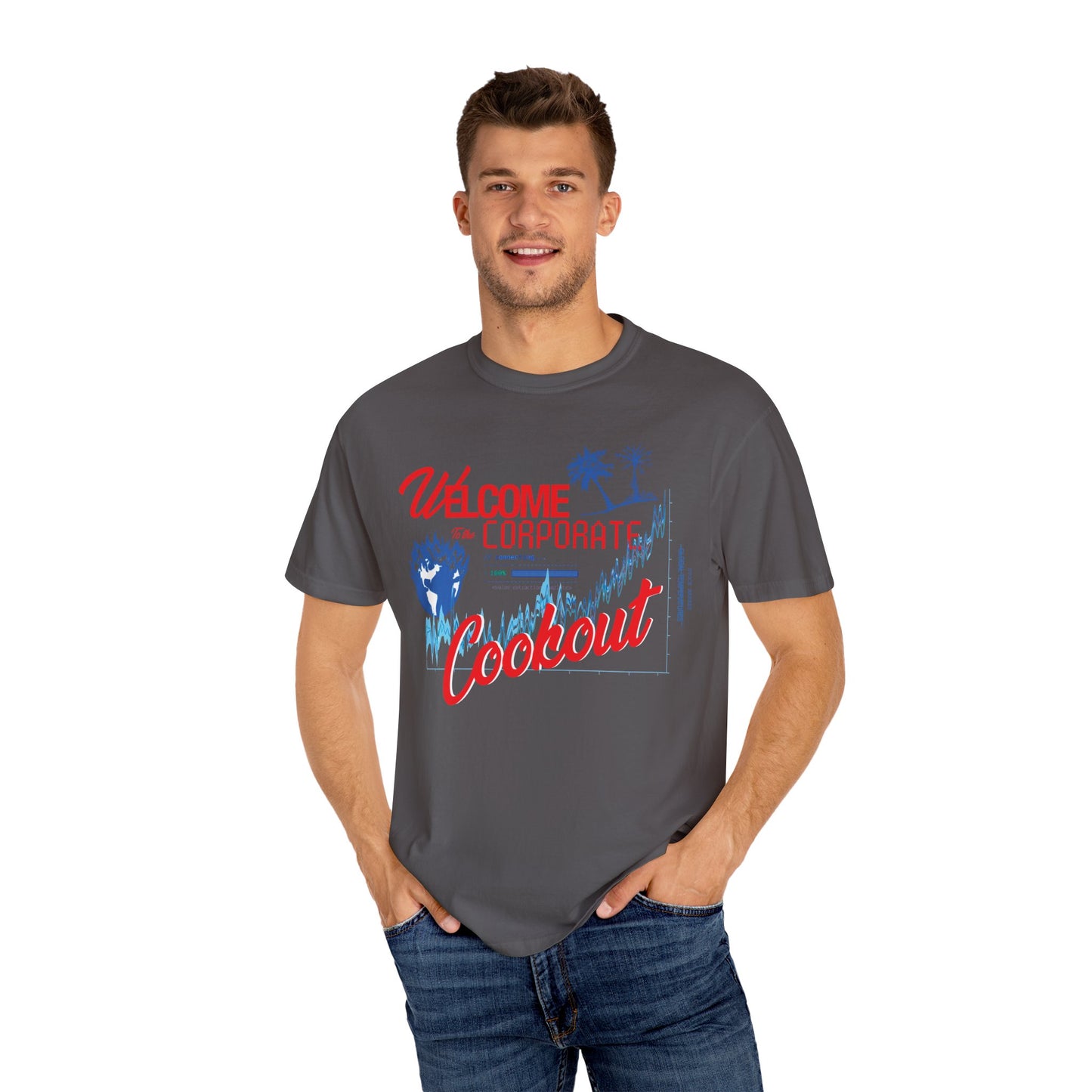Corporate Cookout T-Shirt, Casual Summer Tee, Graphic Unisex Shirt, Barbecue Party Outfit, Fun Gift for Friends
