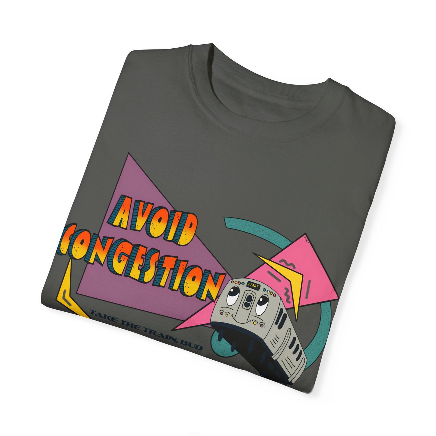 1990s Vintage-Inspired Transit Shirt - Skip Congestion, Ride in Style!