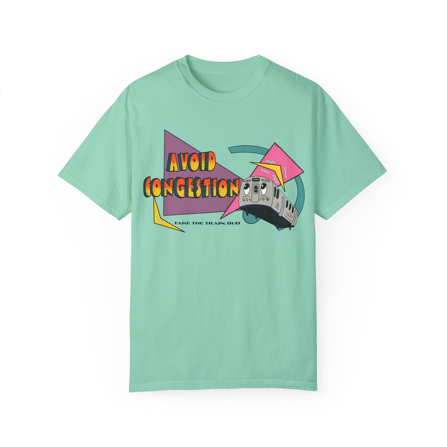 1990s Vintage-Inspired Transit Shirt - Skip Congestion, Ride in Style!