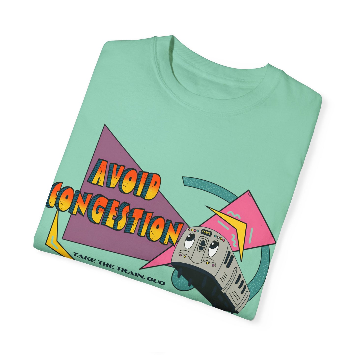 1990s Vintage-Inspired Transit Shirt - Skip Congestion, Ride in Style!