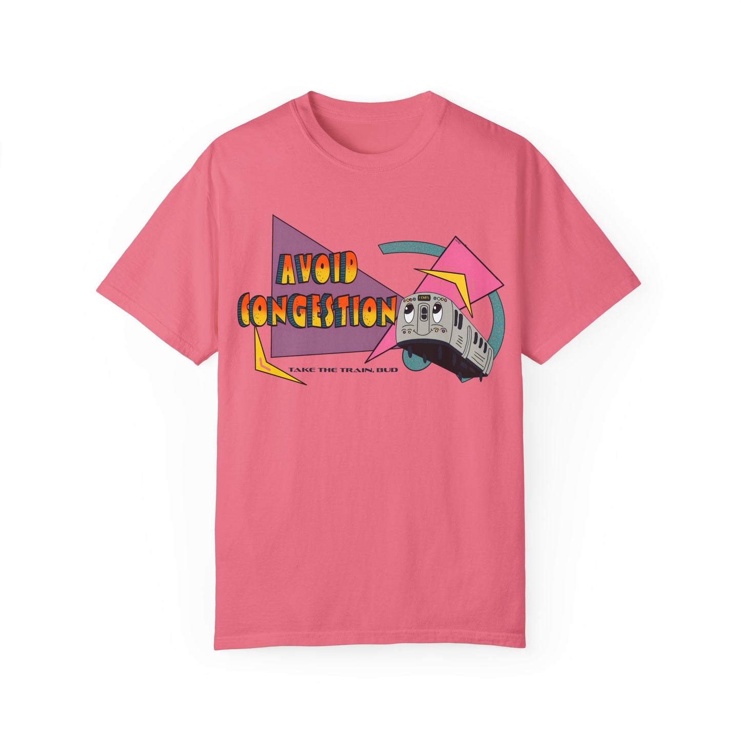 1990s Vintage-Inspired Transit Shirt - Skip Congestion, Ride in Style!