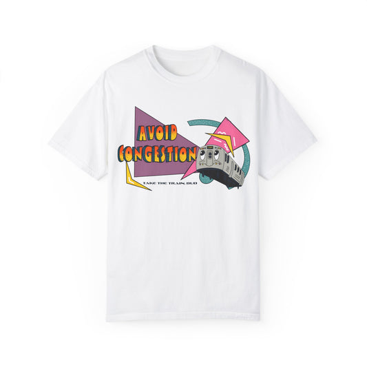 1990s Vintage-Inspired Transit Shirt - Skip Congestion, Ride in Style!