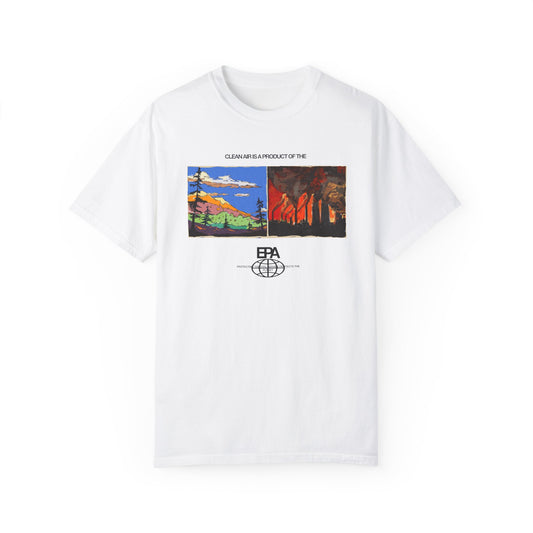 Clean Air is a Product of EPA Shirt, Vintage Art Shirt, Gift for Nature Lovers, Casual Wear, Unisex Environmental Tee