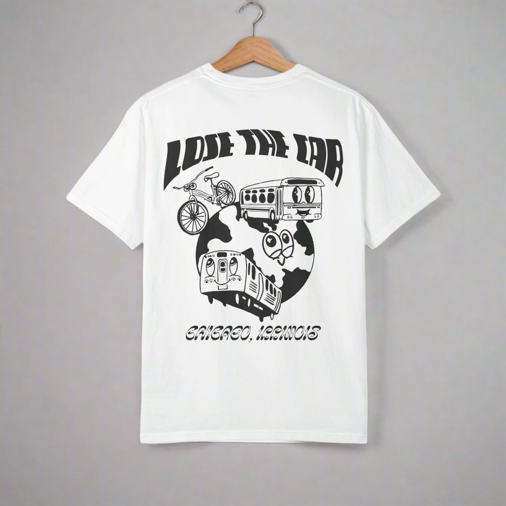Lose the Car - Urban Communters, *Personalization to any city*, Comfort Colors Tee, Street Style Shirt, Cycling Shirt, Transit Gift