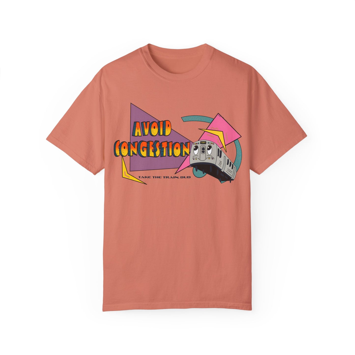 1990s Vintage-Inspired Transit Shirt - Skip Congestion, Ride in Style!