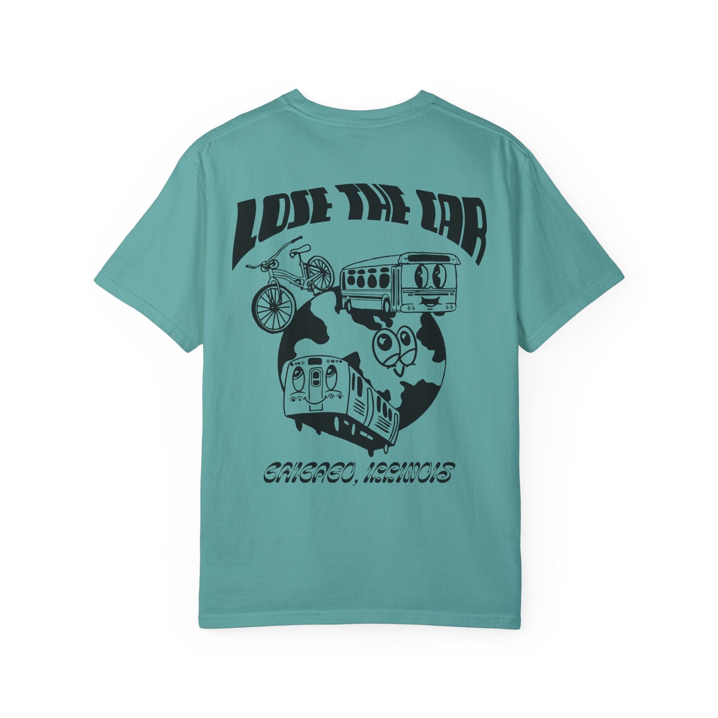 Lose the Car - Urban Communters, *Personalization to any city*, Comfort Colors Tee, Street Style Shirt, Cycling Shirt, Transit Gift