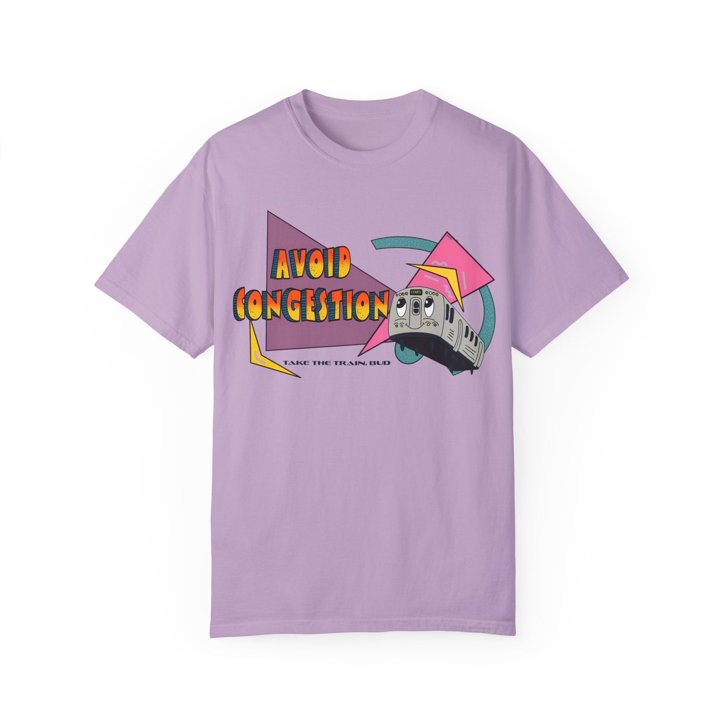 1990s Vintage-Inspired Transit Shirt - Skip Congestion, Ride in Style!