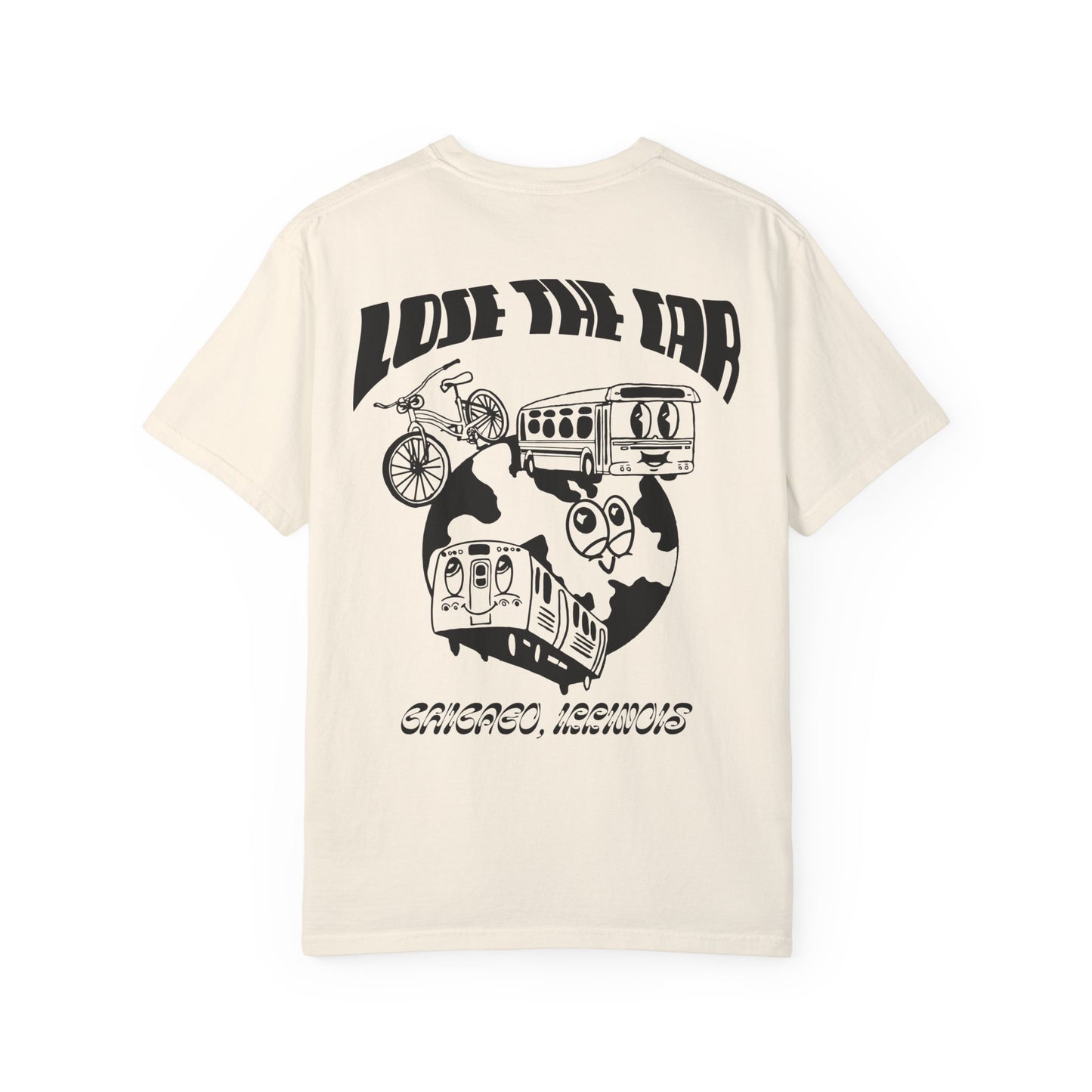 Lose the Car - Urban Communters, *Personalization to any city*, Comfort Colors Tee, Street Style Shirt, Cycling Shirt, Transit Gift