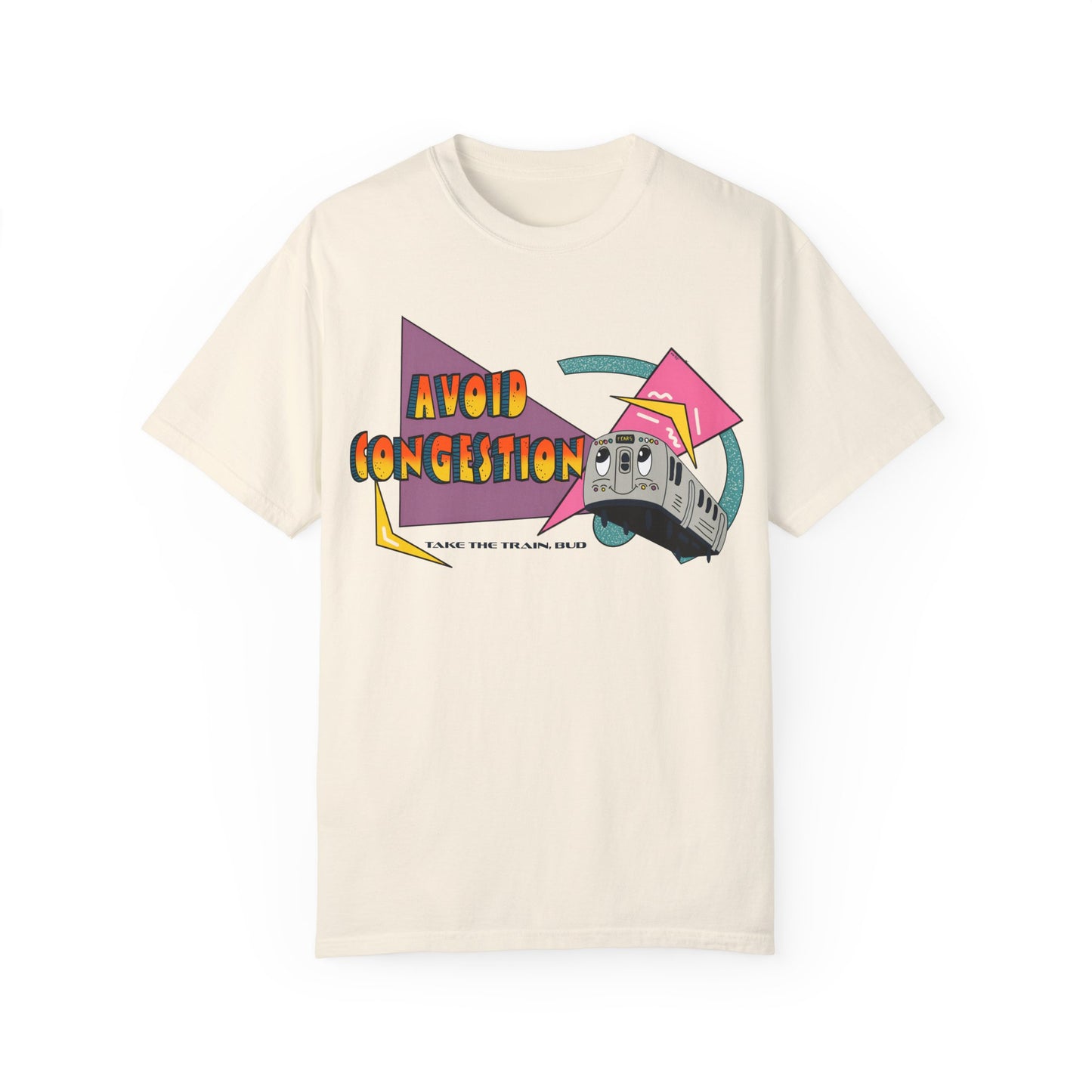 1990s Vintage-Inspired Transit Shirt - Skip Congestion, Ride in Style!