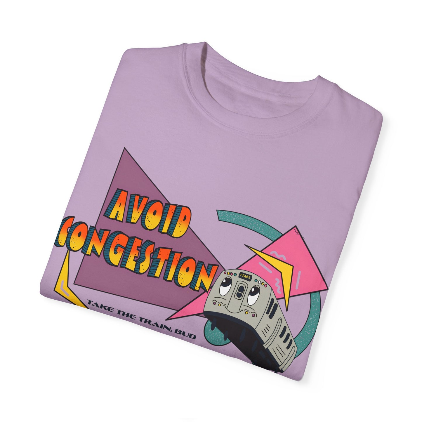 1990s Vintage-Inspired Transit Shirt - Skip Congestion, Ride in Style!