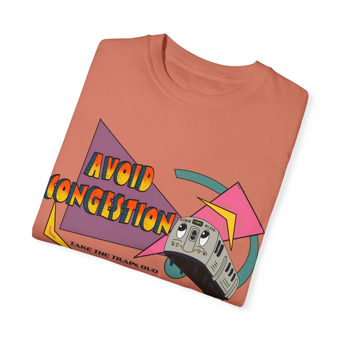 1990s Vintage-Inspired Transit Shirt - Skip Congestion, Ride in Style!
