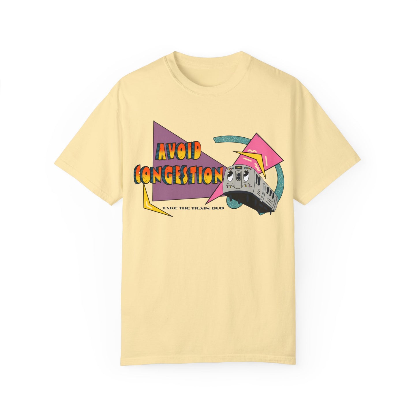 1990s Vintage-Inspired Transit Shirt - Skip Congestion, Ride in Style!