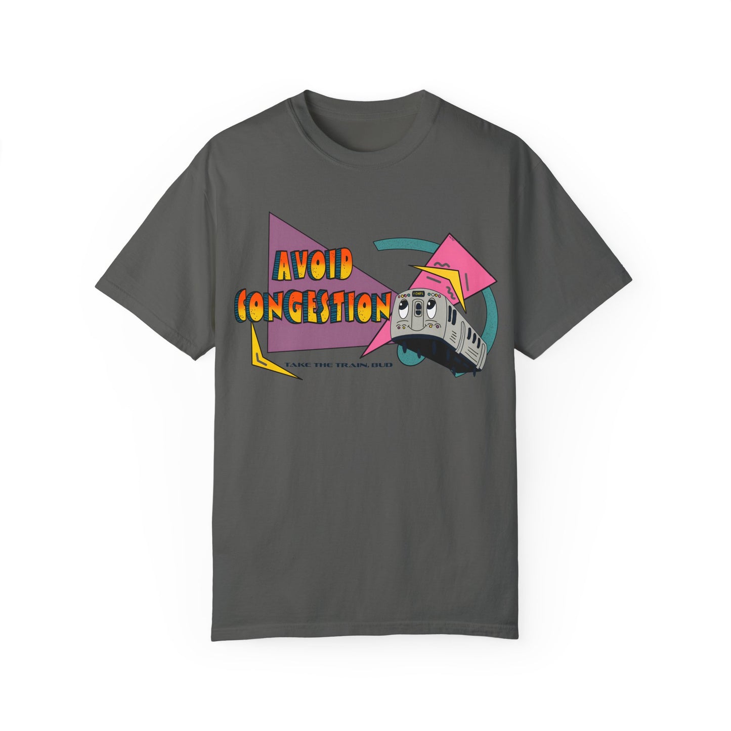 1990s Vintage-Inspired Transit Shirt - Skip Congestion, Ride in Style!
