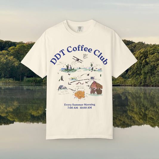 DDT Coffee Club Tee, Butterfly Effect DDT Nature T-Shirt, Unisex Tee, Chemicals, Plague, Environmental Science Shirt, Gift for Nature Lovers