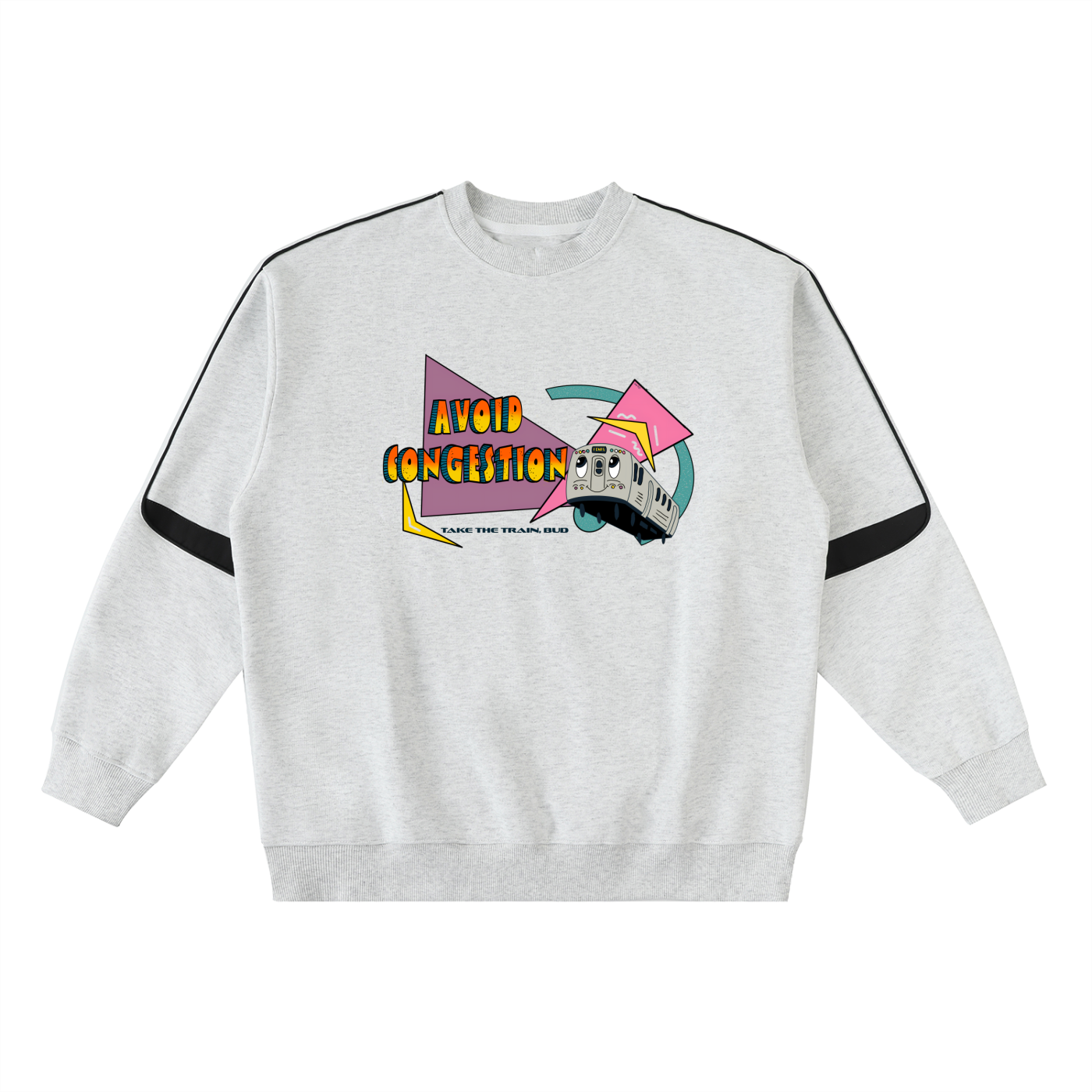 90s Transit Crewneck Taped Sweatshirt