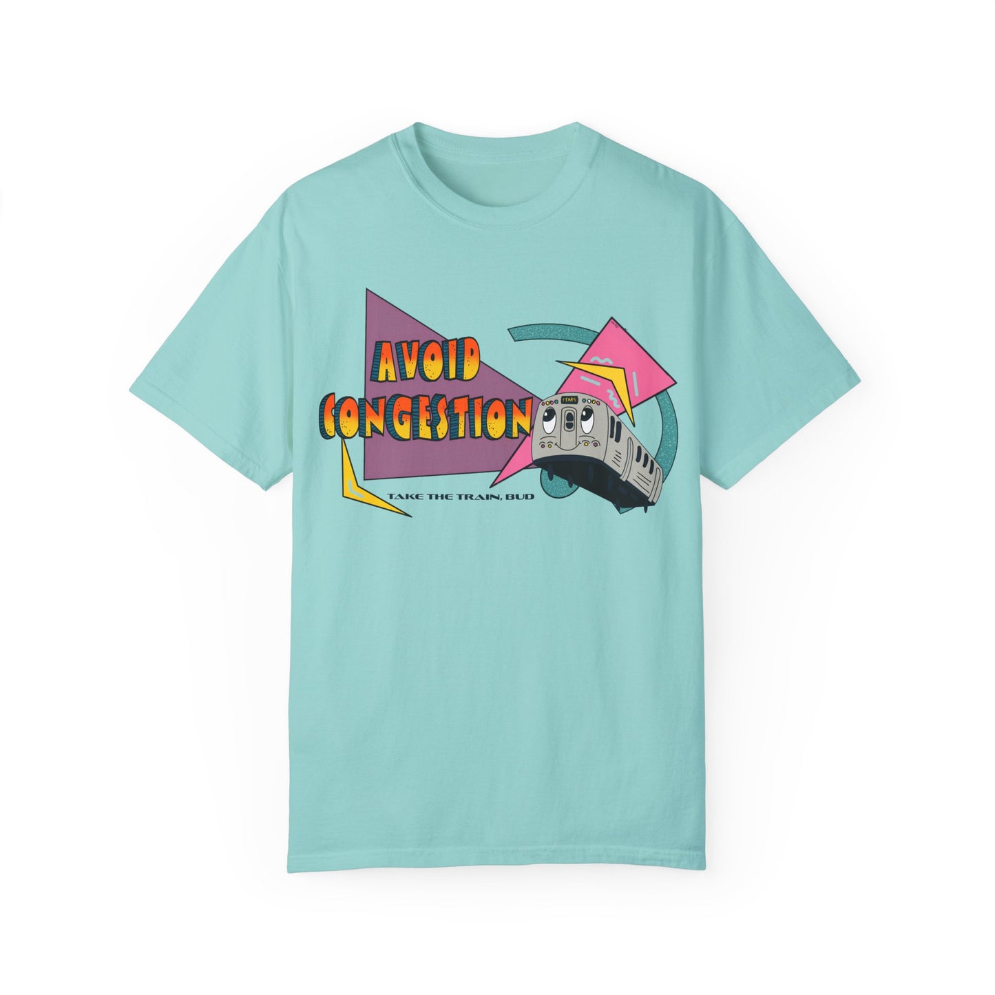 1990s Vintage-Inspired Transit Shirt - Skip Congestion, Ride in Style!