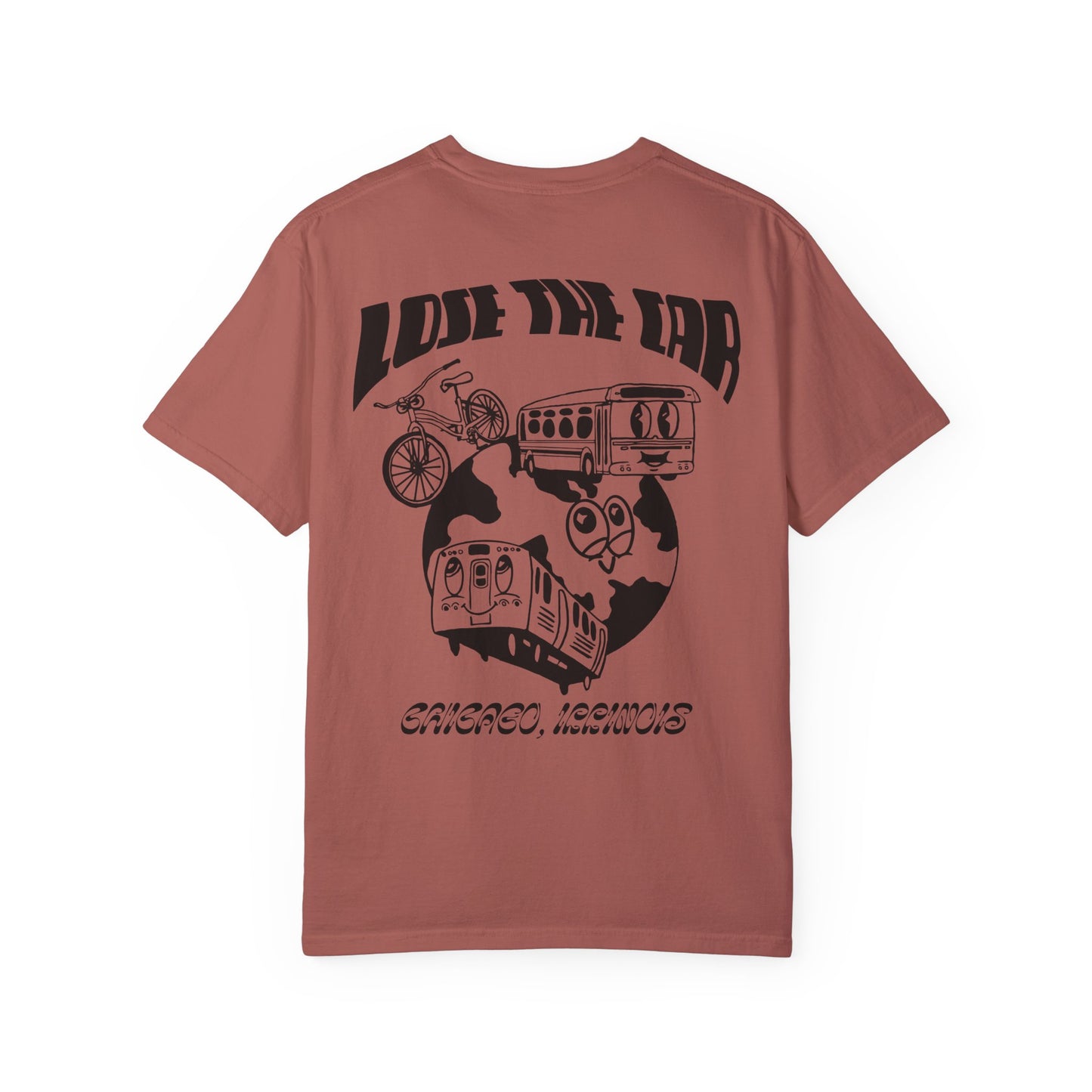 Lose the Car - Urban Communters, *Personalization to any city*, Comfort Colors Tee, Street Style Shirt, Cycling Shirt, Transit Gift