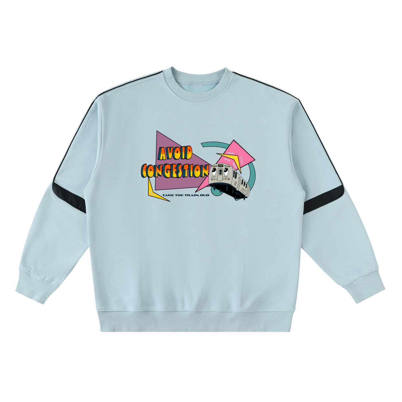 90s Transit Crewneck Taped Sweatshirt